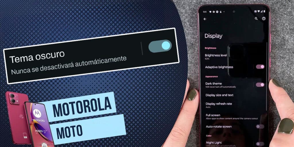 Como Activar Tema Oscuro En Motorola