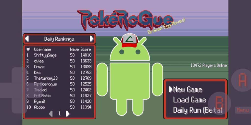 Download Pokérogue For Android And Ios: Pokemon With A Roguelike