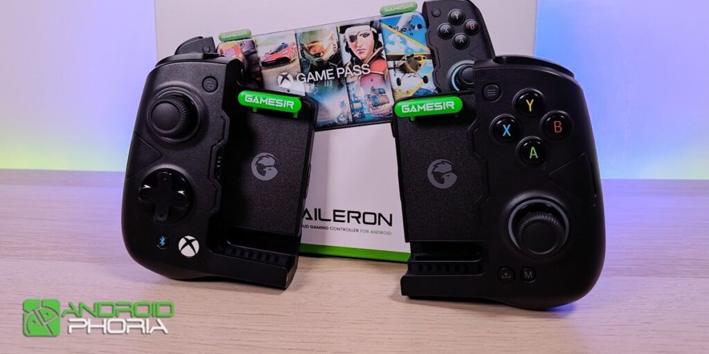 Gamesir X4 Aileron Jugando A Gears Of War