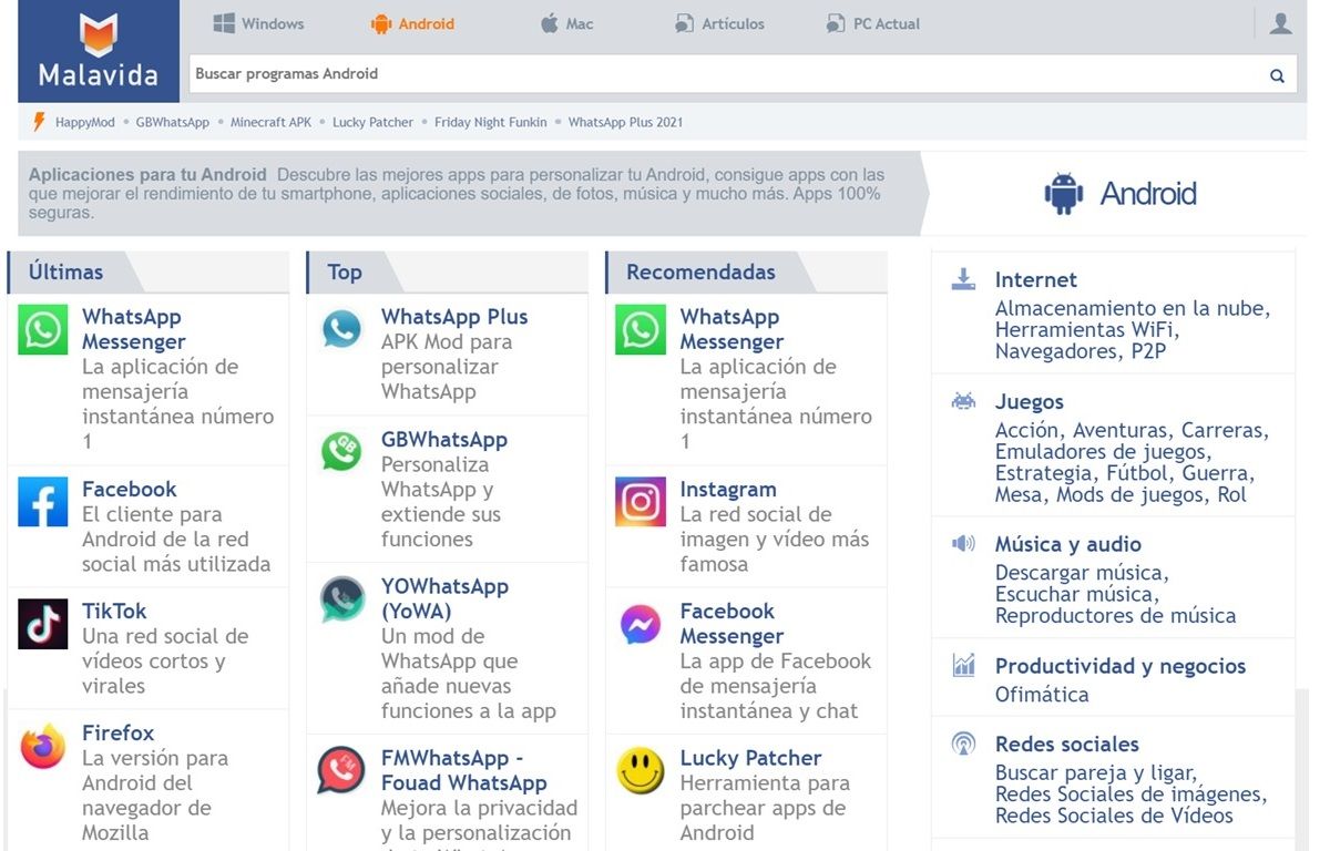 Las 10 Mejores Alternativas A Play Store //2024 9 Tienda Malavida
