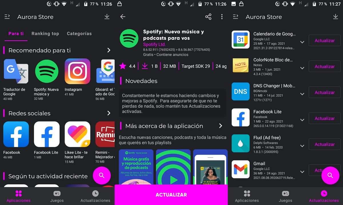 Las 10 Mejores Alternativas A Play Store //2024 8 Tienda Aurora