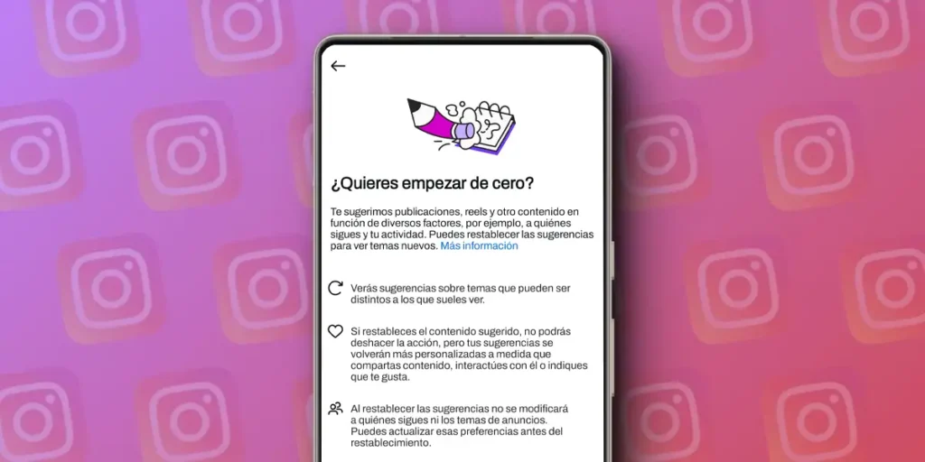 Cómo Reiniciar El Algoritmo De Recomendaciones De Instagram