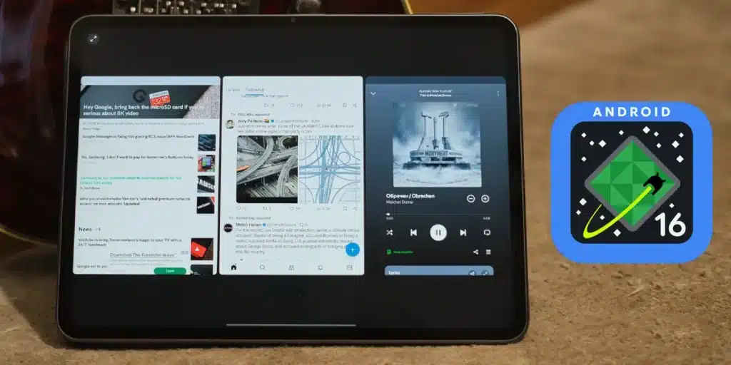 Android 16 Prueba Pantalla Dividida En Tres