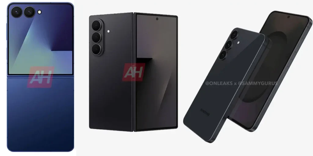 Se Revela El Diseño De Los Galaxy S25 Fe, Z Flip 7 Y Z Fold 7