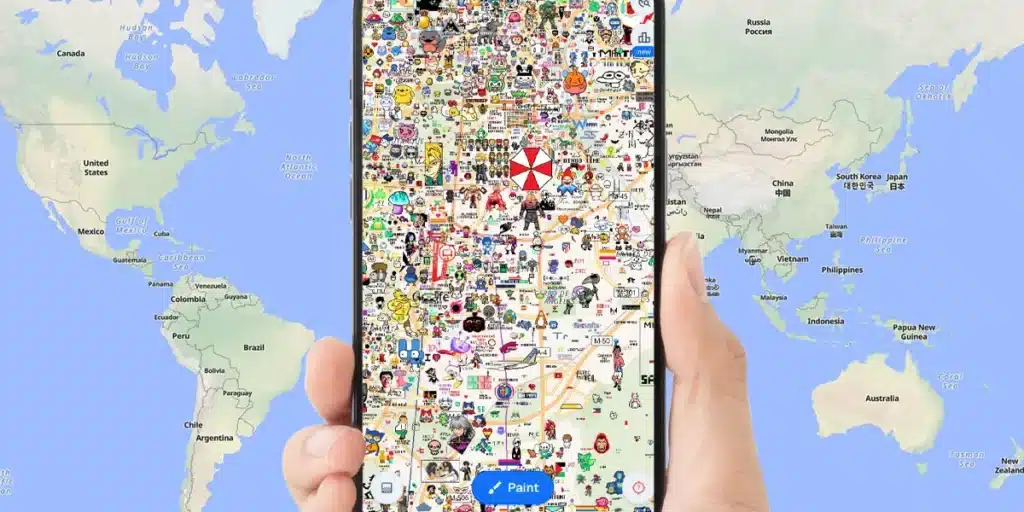 Wplace El Juego De Pintar El Mapa Del Mundo Con Píxeles