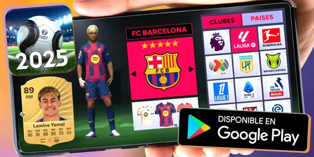 Como Descargar Football League 2026 Con Ligas Y Equipos Reales