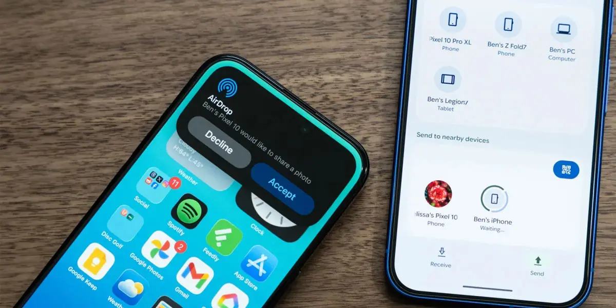 Début 86 Airdrop De Apple Llega A Los Móviles Android Mediante Quick Share