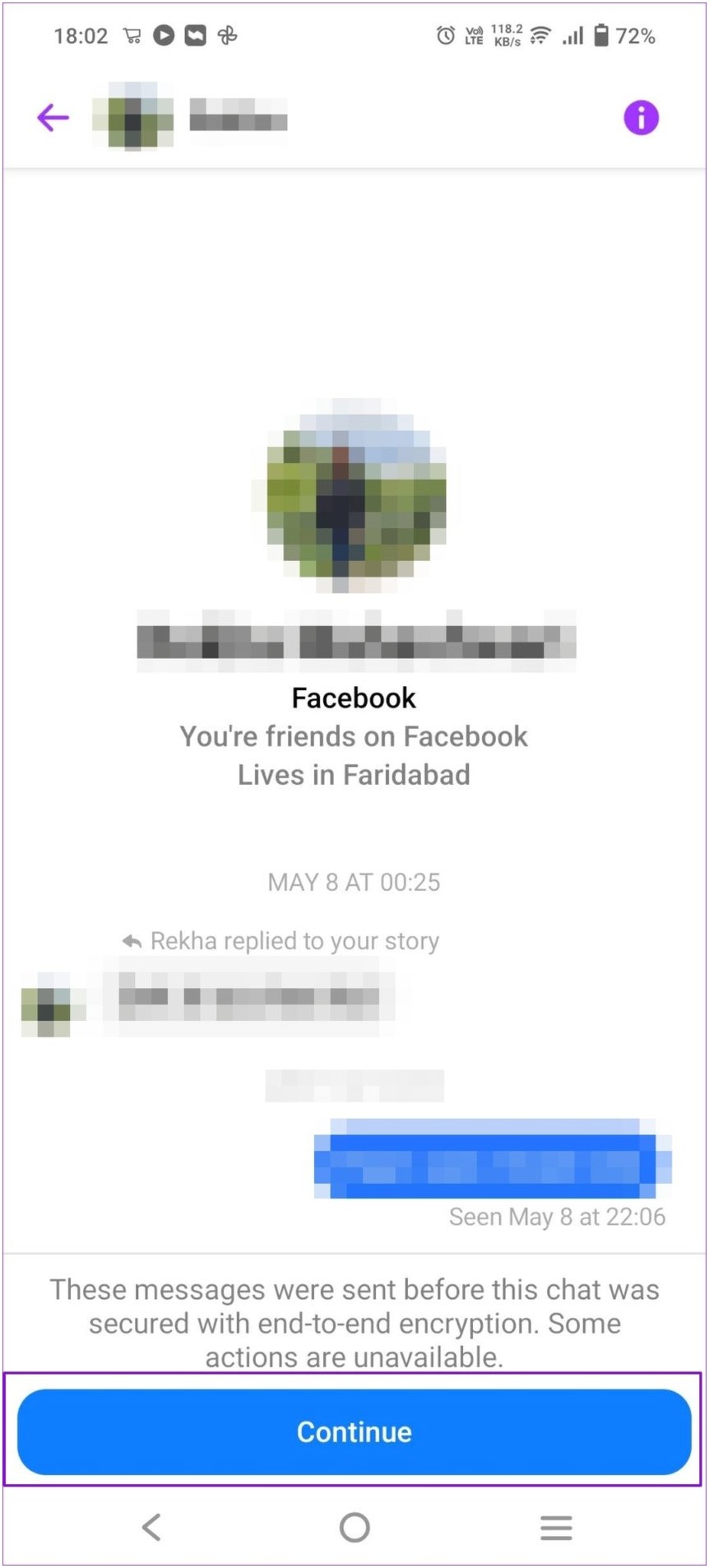 Cómo Ocultar En Messenger Sin Bloquear: Guía Completa 9 Continuar Para Quitar La Restricción De La Persona En Messenger